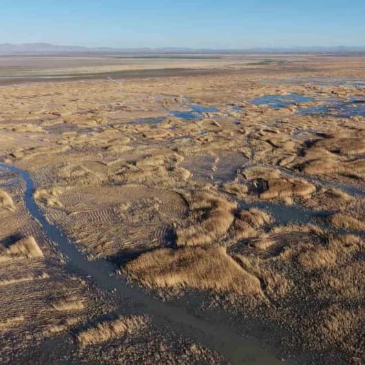 Nasreddin Hoca'nın maya çaldığı gölde şaşırtan manzara: Yıllardır görülmeyen oldu