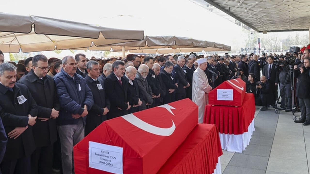 Katar'da şehit olan ASELSAN teknisyenleri ebediyete uğurlandı